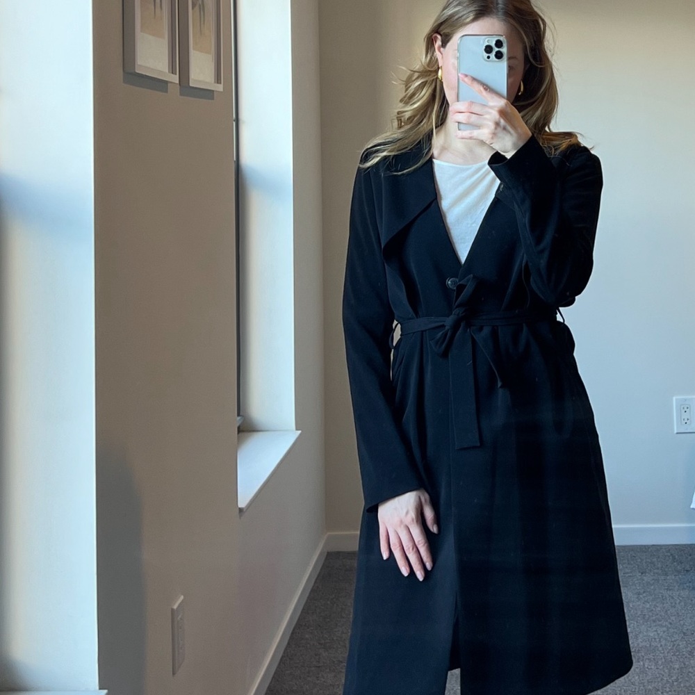 Black trench coat &Other Stories